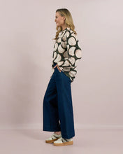 Load image into Gallery viewer, DECK By Decollage Printed Tunic Blouse - Khaki