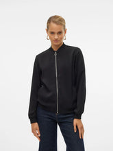 Load image into Gallery viewer, Vero Moda Long Sleeve Bomber Jacket - Black