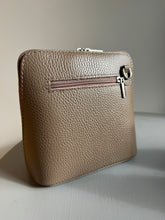 Load image into Gallery viewer, Suede Front Small Cross Body Bag - Taupe