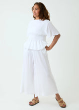 Load image into Gallery viewer, Dreams Viscose Crepe Elastic Waist Culottes - White