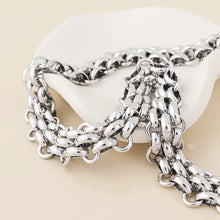 Load image into Gallery viewer, POM Venetia Platinum Plated Chunky Panther Chain Necklace