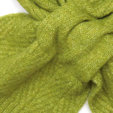 Load image into Gallery viewer, POM Charlotte Green Herringbone Pull Through Scarf
