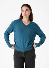 Load image into Gallery viewer, DREAMS Cashmere Like Deep Cuff Jumper - Marine Blue