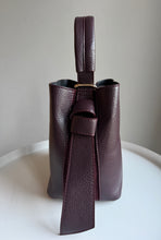 Load image into Gallery viewer, Leather Grab Handle Bag - Merlot