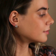 Load image into Gallery viewer, POM Silver Plated Infinity Knot Earrings