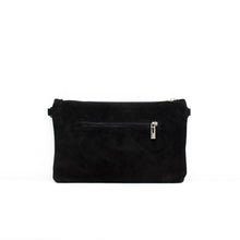 Load image into Gallery viewer, Navy Suede Star Clutch Bag