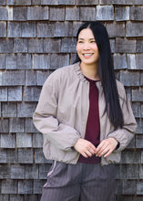 Load image into Gallery viewer, DREAMS Bubble Hem Zip Front Jacket - Beige