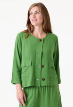 Load image into Gallery viewer, Dreams Basil Green 3/4 Sleeve Lightweight Jacket