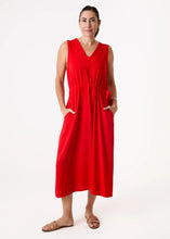 Load image into Gallery viewer, Dreams V Neck Sleeveless with Pockets - Poppy