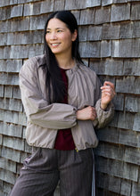 Load image into Gallery viewer, DREAMS Bubble Hem Zip Front Jacket - Beige