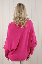 Load image into Gallery viewer, Goose Island Soft Knit Batwing Jumper - Hot Pink