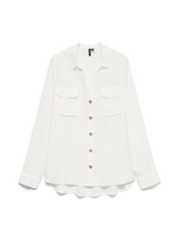 Load image into Gallery viewer, Vero Moda Pocket Front Shirt - White