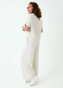 Dreams Pinstriped Trousers - Stone