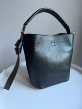 Load image into Gallery viewer, Leather Grab Handle Bag - Black
