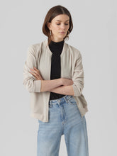 Load image into Gallery viewer, Vero Moda Beige Lightweight Bomber Jacket
