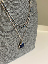 Load image into Gallery viewer, Navy Double Layered Necklace