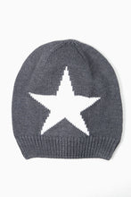 Load image into Gallery viewer, Skylar Star Beanie - Dark Grey