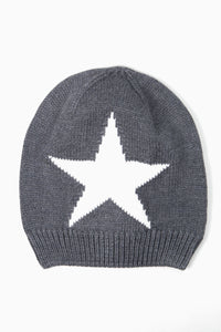 Skylar Star Beanie - Dark Grey