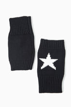 Load image into Gallery viewer, Alice Star Wrist Warmers - Black