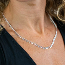 Load image into Gallery viewer, POM Silver Plated Multi Disc &amp; Chain Necklace