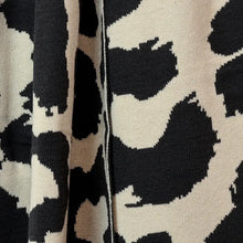 Load image into Gallery viewer, POM Carly Oatmeal &amp; Black Abstract Animal Print Scarf