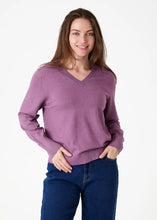 Load image into Gallery viewer, DREAMS Cashmere Like V Neck Jumper - Heather