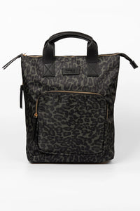 Sarta Top Handle Backpack - Khaki