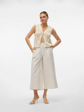 Load image into Gallery viewer, AWARE Wide Leg Birch &amp; Grey Striped Culottes
