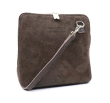 Load image into Gallery viewer, Suede Chocolate Small Cross Body Bag