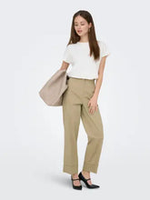 Load image into Gallery viewer, ONLY Cropped Fit Chino Trousers - Sand