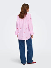 Load image into Gallery viewer, ONLY Grace Red Heart Pink Shirt
