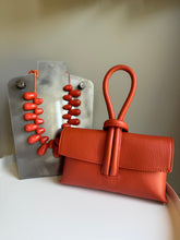 Load image into Gallery viewer, Leather Loop Handle Bag - Orange