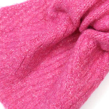 Load image into Gallery viewer, POM Charlotte Pink Herringbone Pull Through Scarf