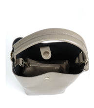 Load image into Gallery viewer, Leather Grab Handle Bag - Taupe