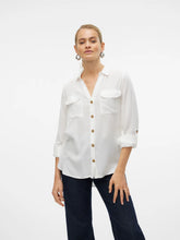 Load image into Gallery viewer, Vero Moda Pocket Front Shirt - White