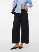 Load image into Gallery viewer, AWARE Mid Waist Cropped Trousers - Black