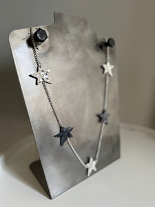 Eliza Gracious Resin and Metal Star Necklace