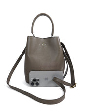 Load image into Gallery viewer, Leather Grab Handle Bag - Taupe