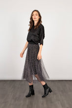 Load image into Gallery viewer, Eden Tulle Swing Skirt - Grey Leopard