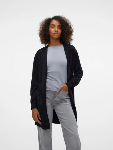 Vero Moda Longline Cardigan - Black