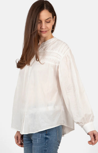 Sarta Libby Long Sleeve Cotton Shirt