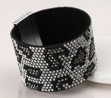 Load image into Gallery viewer, POM Silver Mix Animal Print Cuff