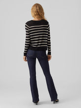 Load image into Gallery viewer, Vero Moda Nova Knitted Jumper - Black/Cream