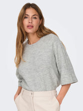 Load image into Gallery viewer, ONLY 3/4 Sleeve Jumper - Silver