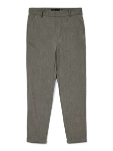 Vero Moda Kiara Tailored Stretch Trousers - Brown Melange