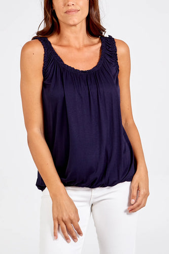 Made in Italy Balloon Hen Vest - Navy