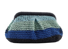 Load image into Gallery viewer, Straw Clutch Bag - Blues