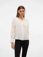 Load image into Gallery viewer, Aware Frill Cuff Shirt - Snow White