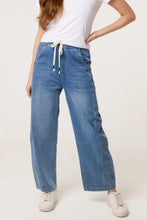 Load image into Gallery viewer, Pippa Elasticated Waist Barrel Leg Jeans