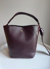 Load image into Gallery viewer, Leather Grab Handle Bag - Merlot